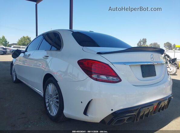 55SWF4JB3GU171206 2016 MERCEDES-BENZ C-CLASS White Հետևի ձախ