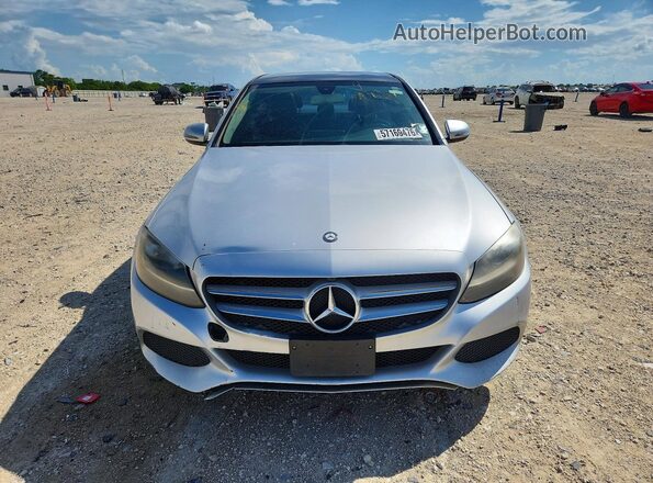 55SWF4JB3GU176308 2016 MERCEDES-BENZ C Серебряный Вид спереди