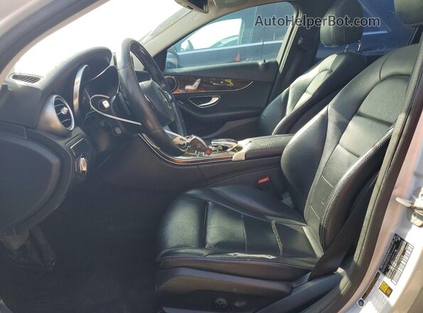 55SWF4JB3GU176308 2016 MERCEDES-BENZ C Серебряный Вид салона спереди