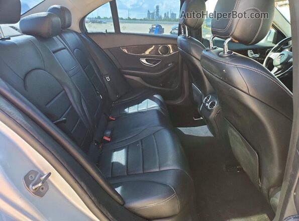 55SWF4JB3GU176308 2016 MERCEDES-BENZ C Серебряный Вид задних сидений