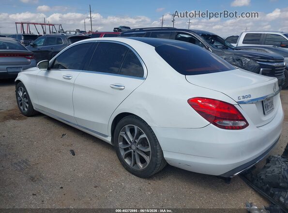 55SWF4JB3HU190887 2017 MERCEDES-BENZ C-CLASS White Rear left