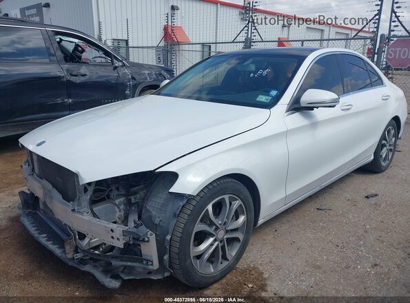 55SWF4JB3HU190887 2017 MERCEDES-BENZ C-CLASS White Front left