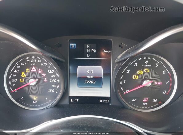 55SWF4JB3HU206103 2017 MERCEDES-BENZ C-CLASS White Widok tylnych siedzeń