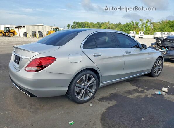 55SWF4JB3HU206649 2017 MERCEDES-BENZ C Silver 