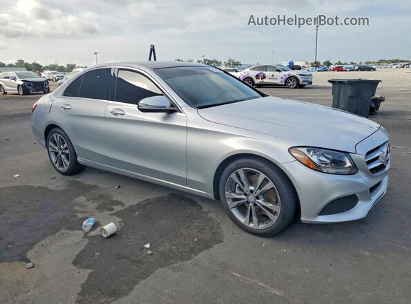 55SWF4JB3HU206649 2017 MERCEDES-BENZ C Silver 