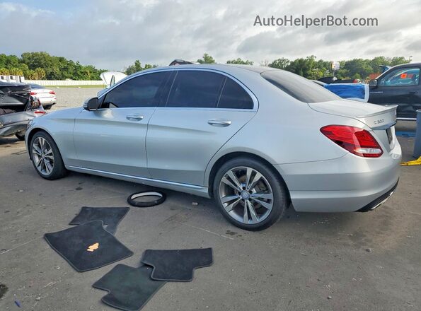 55SWF4JB3HU206649 2017 MERCEDES-BENZ C Silver 
