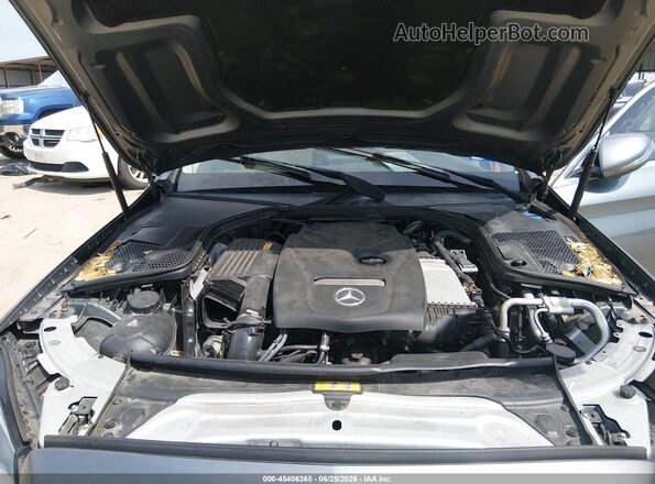 55SWF4JB3HU211141 2017 MERCEDES-BENZ C-CLASS Gray Հետևի տեսք