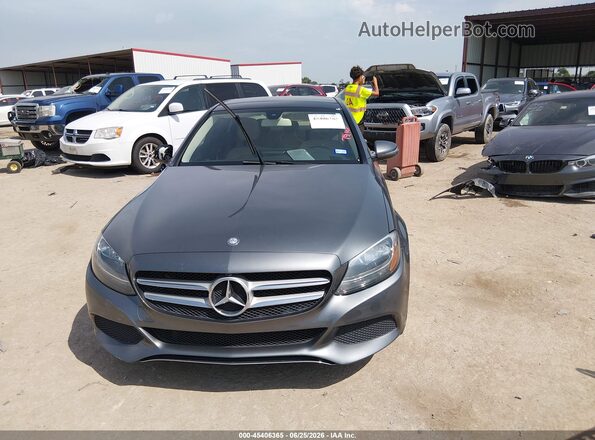 55SWF4JB3HU211141 2017 MERCEDES-BENZ C-CLASS Gray Սարքավորումների վահանակի տեսք