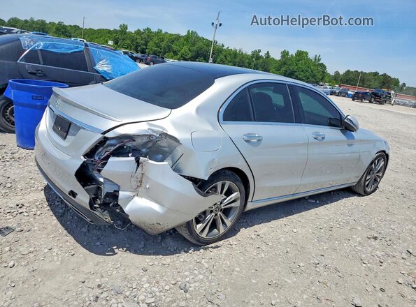 55SWF4JB3HU223564 2017 MERCEDES-BENZ C Серебряный Задняя правая четверть