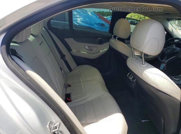 55SWF4JB3HU223564 2017 MERCEDES-BENZ C Серебряный Вид задних сидений