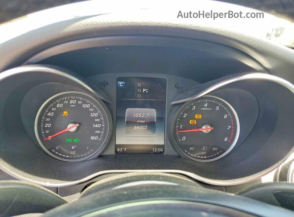 55SWF4JB3HU223564 2017 MERCEDES-BENZ C Серебряный Вид щитка приборов