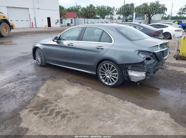 55SWF4JB3HU227274 2017 MERCEDES-BENZ C-CLASS Gray 