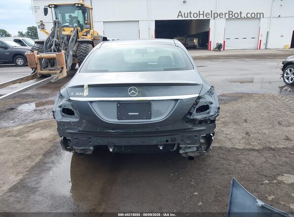 55SWF4JB3HU227274 2017 MERCEDES-BENZ C-CLASS Gray 