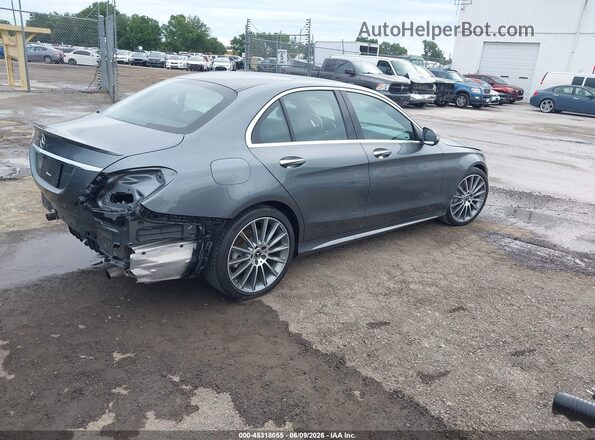 55SWF4JB3HU227274 2017 MERCEDES-BENZ C-CLASS Gray 