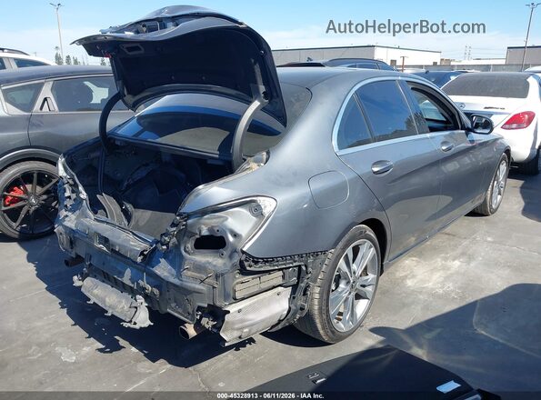 55SWF4JB3HU233141 2017 MERCEDES-BENZ C-CLASS Silver Trasero derecho