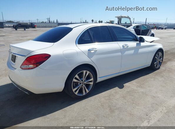 55SWF4JB3JU246770 2018 MERCEDES-BENZ C-CLASS White Rear right