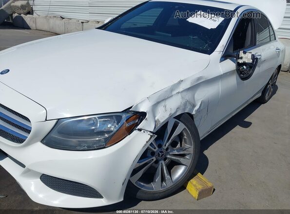 55SWF4JB3JU246770 2018 MERCEDES-BENZ C-CLASS White Front view