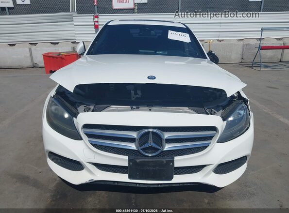 55SWF4JB3JU246770 2018 MERCEDES-BENZ C-CLASS White Instrument cluster view