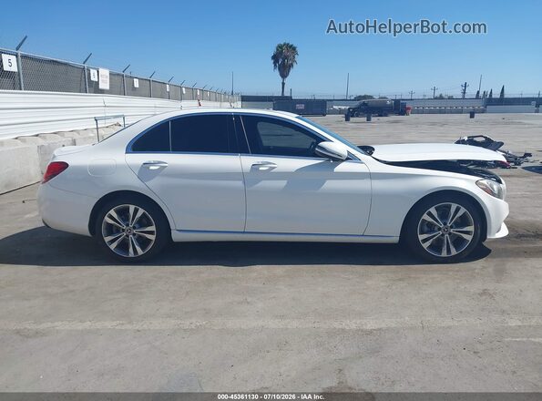 55SWF4JB3JU246770 2018 MERCEDES-BENZ C-CLASS White Rear interior view