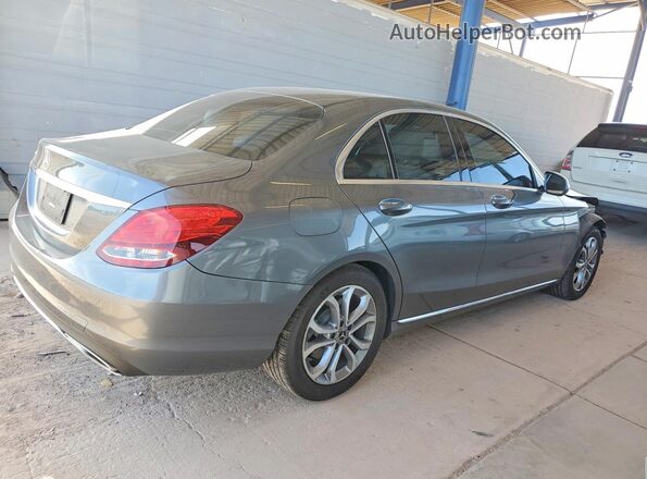 55SWF4JB3JU247496 2018 MERCEDES-BENZ C Gray Trasero derecho