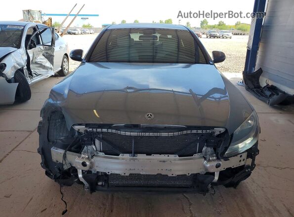 55SWF4JB3JU247496 2018 MERCEDES-BENZ C Gray Vista frontal