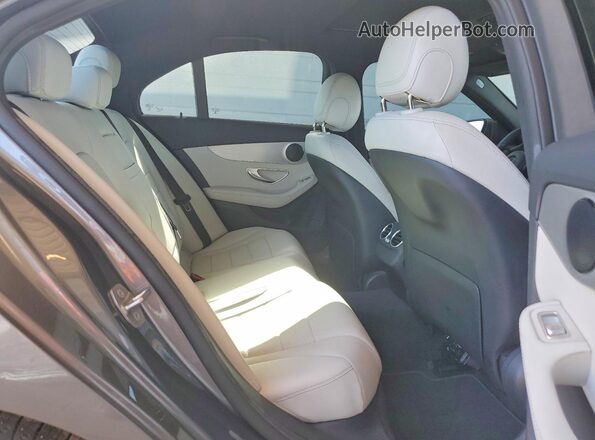 55SWF4JB3JU247496 2018 MERCEDES-BENZ C Gray Vista de los asientos traseros
