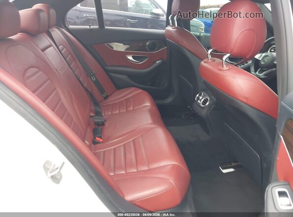 55SWF4JB4HU190610 2017 MERCEDES-BENZ C-CLASS White Вид наклейки з VIN-кодом