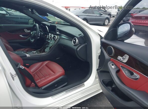55SWF4JB4HU190610 2017 MERCEDES-BENZ C-CLASS White Вид салону спереду