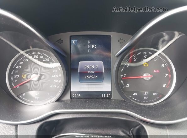 55SWF4JB4HU190610 2017 MERCEDES-BENZ C-CLASS White Вид задніх сидінь