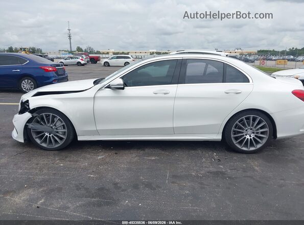 55SWF4JB4HU190610 2017 MERCEDES-BENZ C-CLASS White Панорамний вид салону 360°