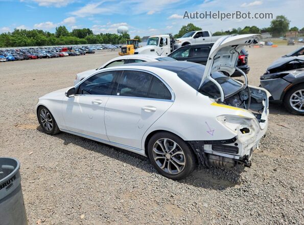 55SWF4JB4HU203324 2017 MERCEDES-BENZ C White Tył lewy
