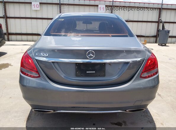 55SWF4JB4HU211939 2017 MERCEDES-BENZ C-CLASS Gray 