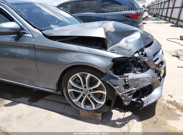 55SWF4JB4HU211939 2017 MERCEDES-BENZ C-CLASS Gray 