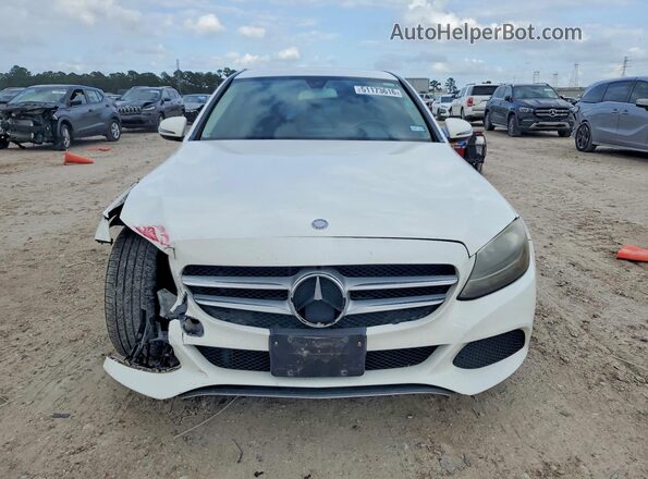 55SWF4JB4HU216204 2017 MERCEDES-BENZ C White წინა ხედი