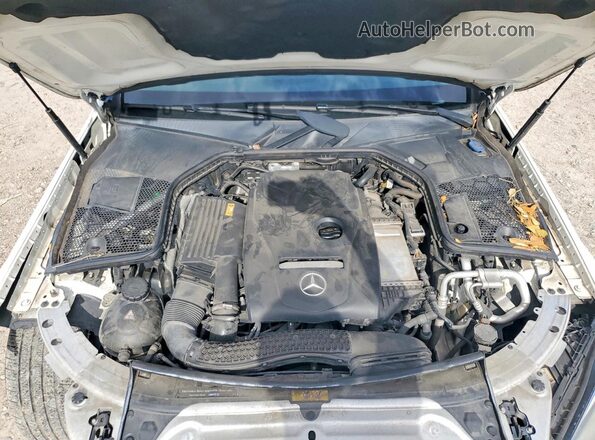 55SWF4JB4HU216204 2017 MERCEDES-BENZ C White უკანა სალონის ხედი
