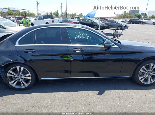 55SWF4JB4HU219779 2017 MERCEDES-BENZ C-CLASS Black Widok wnętrza z tyłu