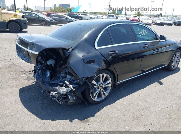 55SWF4JB4HU219779 2017 MERCEDES-BENZ C-CLASS Black Tył prawy