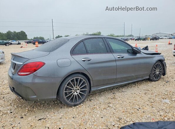 55SWF4JB4JU247748 2018 MERCEDES-BENZ C Gray Հետևի աջ