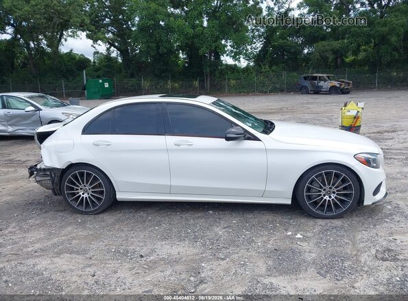 55SWF4JB4JU249855 2018 MERCEDES-BENZ C-CLASS Белый Панорамный вид салона 360°