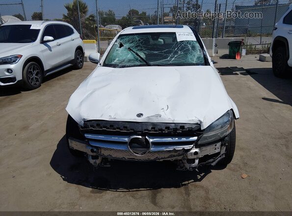 55SWF4JB4JU253940 2018 MERCEDES-BENZ C-CLASS White Вид щитка приладів