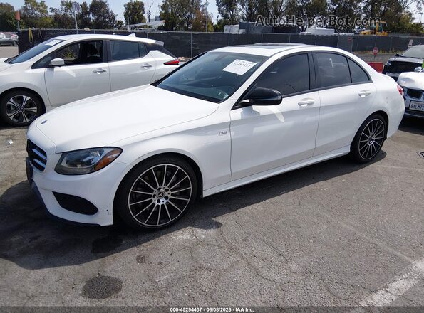 55SWF4JB4JU281723 2018 MERCEDES-BENZ C-CLASS Белый 
