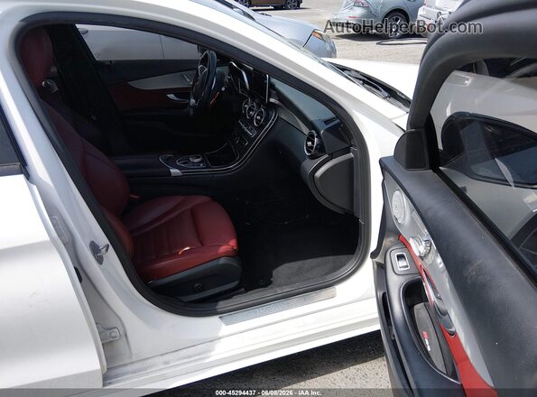 55SWF4JB4JU281723 2018 MERCEDES-BENZ C-CLASS Белый 