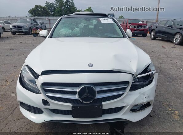 55SWF4JB5GU105644 2016 MERCEDES-BENZ C-CLASS White Вид щитка приладів