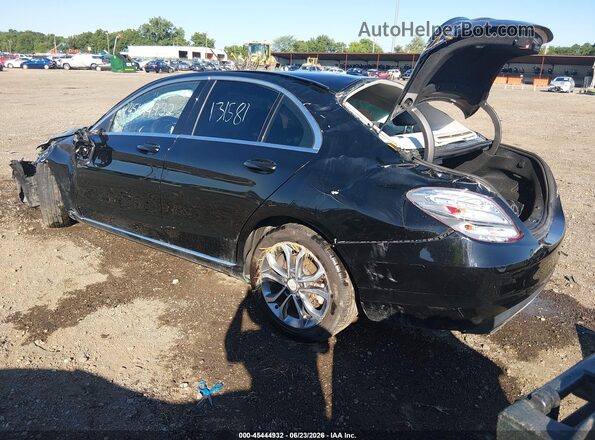 55SWF4JB5GU131581 2016 MERCEDES-BENZ C-CLASS Black Trasero izquierdo
