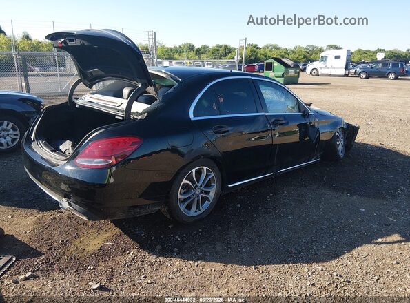 55SWF4JB5GU131581 2016 MERCEDES-BENZ C-CLASS Black Trasero derecho
