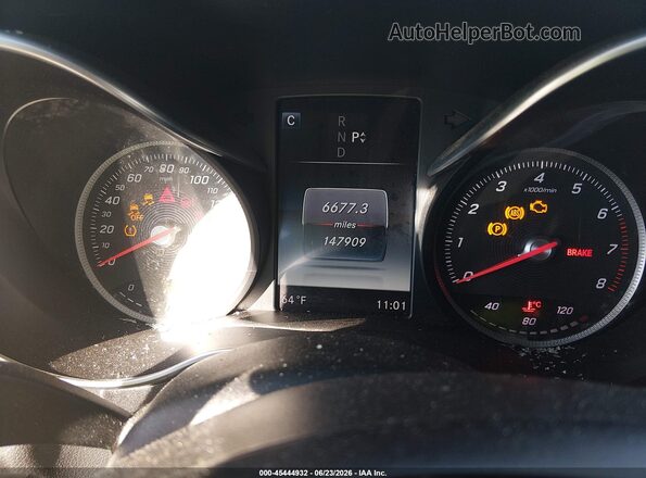55SWF4JB5GU131581 2016 MERCEDES-BENZ C-CLASS Black Vista de los asientos traseros