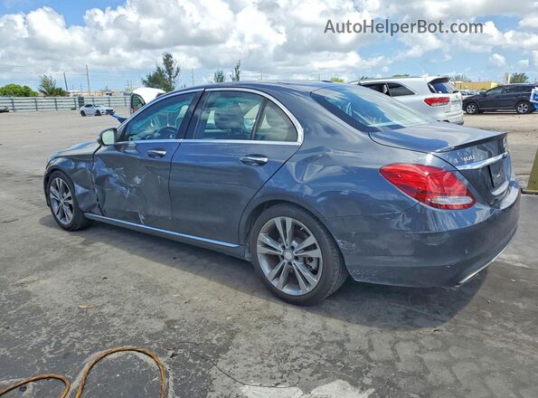 55SWF4JB5GU154343 2016 MERCEDES-BENZ C Gray Հետևի ձախ