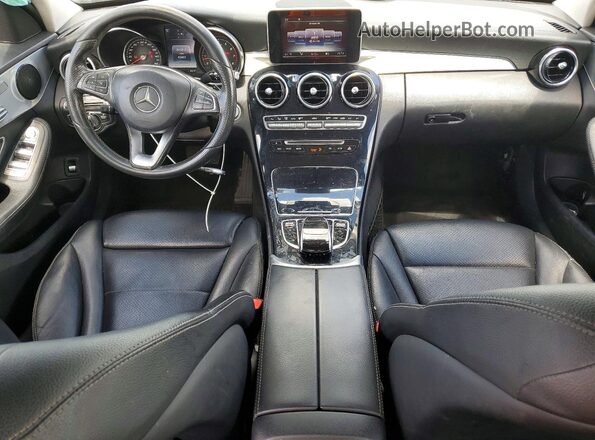 55SWF4JB5GU154343 2016 MERCEDES-BENZ C Gray Առջևի վահանակի տեսք