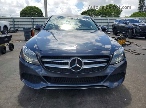 55SWF4JB5GU154343 2016 MERCEDES-BENZ C Gray Դիմացի տեսք