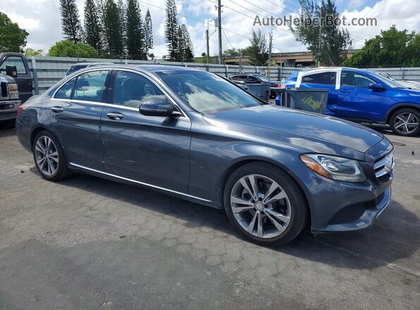 55SWF4JB5GU154343 2016 MERCEDES-BENZ C Gray Առջևի աջ